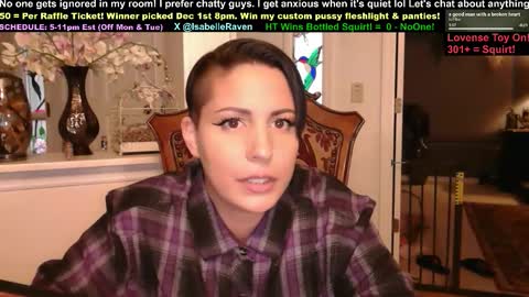 Snapshot of _isabelleraven chatting on 10/29/25, 10:11 IsabelleRaven online show from 10/29/25, 10:11