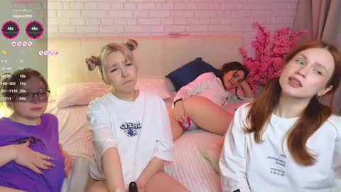 Merlizz Eva Jane Mila Nicole  left to right  online show from 02/09/25, 05:43