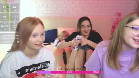 Merlizz Eva Jane Mila Nicole  left to right  online show from 02/25/25, 05:41
