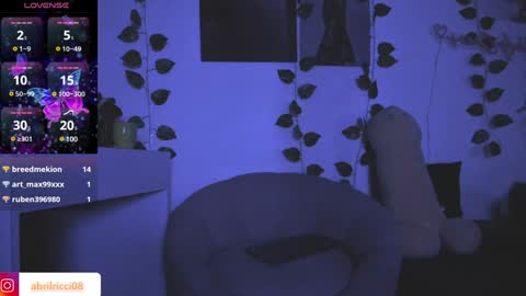 Snapshot of abril_ricci chatting on 01/13/25, 09:19 Abril  online show from 01/13/25, 09:19