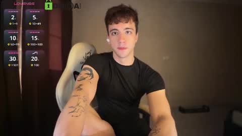 Snapshot of adampolerno chatting on 07/01/26, 03:56 Hi Im Adam Glad to see u here 3 And its my first day online show from 07/01/26, 03:56