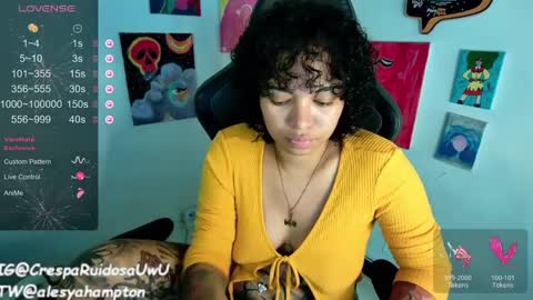 Snapshot of alesyahampton chatting on 01/21/25, 10:08 Crespa Ruidosa online show from 01/21/25, 10:08