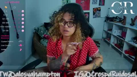 Snapshot of alesyahampton chatting on 02/20/26, 01:24 Crespa Ruidosa online show from 02/20/26, 01:24