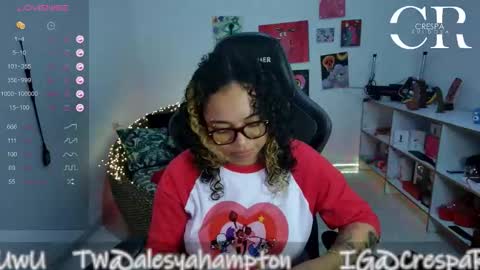 Snapshot of alesyahampton chatting on 02/24/26, 12:30 Crespa Ruidosa online show from 02/24/26, 12:30