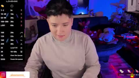 Snapshot of alexxxmorris chatting on 12/04/25, 06:01 ALEXXX MORRIS online show from 12/04/25, 06:01