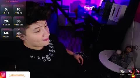 Snapshot of alexxxmorris chatting on 01/17/26, 05:45 ALEXXX MORRIS online show from 01/17/26, 05:45