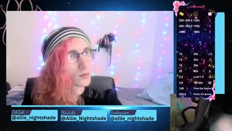 Allie Nightshade online show from 12/29/24, 09:52