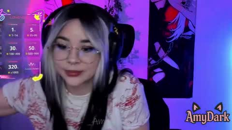 Snapshot of amydark chatting on 04/13/26, 08:36 Amy online show from 04/13/26, 08:36