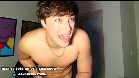 Snapshot of andersonstorm chatting on 01/15/25, 03:00 Anderson Storm online show from 01/15/25, 03:00