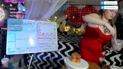 Snapshot of artsyheartsyy chatting on 02/15/25, 03:20 ArtsyHeartsyy online show from 02/15/25, 03:20