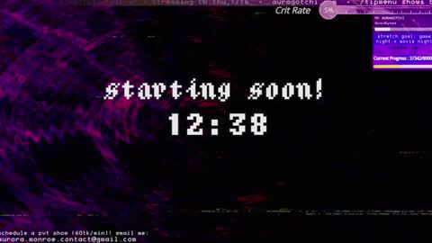 Snapshot of auragotchi chatting on 01/13/25, 03:23 Aurora  Aura online show from 01/13/25, 03:23