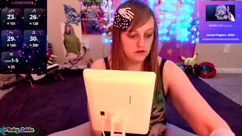 BabyZelda online show from 01/31/25, 04:14