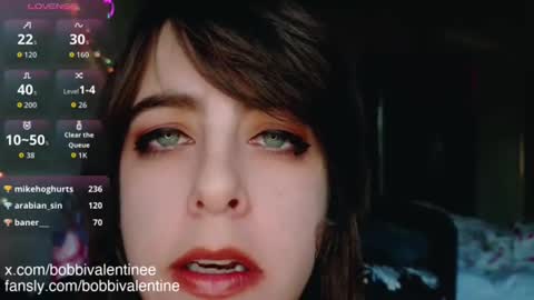Snapshot of bobbivalentine chatting on 12/02/25, 12:05 Bobbi Valentine online show from 12/02/25, 12:05