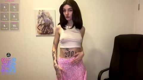 Snapshot of camienevius chatting on 02/14/26, 03:31 Hello My name is Rina im new model here and little but shy but curious. online show from 02/14/26, 03:31