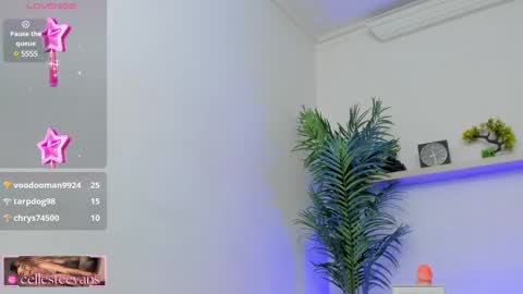 Snapshot of cellesteevans chatting on 01/08/25, 09:34 Celeste online show from 01/08/25, 09:34