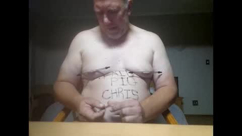 Chrispainpig torture bdsm masochist slave submissive hardcore anal CBT humiliation online show from 04/22/26, 06:42
