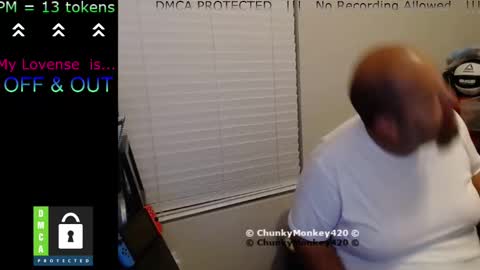 Snapshot of chunkymonkey420 chatting on 02/27/25, 07:23 Spencer Smokey Bear online show from 02/27/25, 07:23