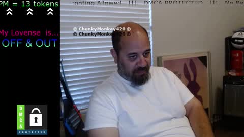 Snapshot of chunkymonkey420 chatting on 03/07/25, 12:37 Spencer Smokey Bear online show from 03/07/25, 12:37