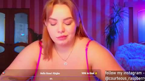 Snapshot of courteous_raspberrrry chatting on 12/09/24, 10:32 Rose Roys my online show from 12/09/24, 10:32