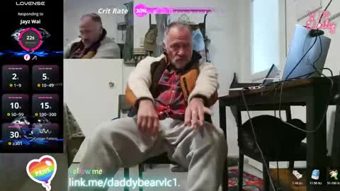 Snapshot of daddybearvlc chatting on 02/09/26, 03:16 DaddyBear online show from 02/09/26, 03:16