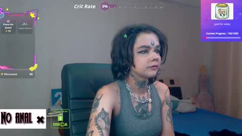 Snapshot of dark__elf chatting on 10/21/25, 09:48 Anessa online show from 10/21/25, 09:48