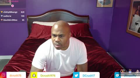 Snapshot of dcrush76 chatting on 12/21/25, 09:16 DCrush online show from 12/21/25, 09:16