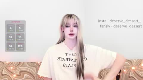 Snapshot of deserve_dessert chatting on 11/21/25, 07:34 Domi online show from 11/21/25, 07:34