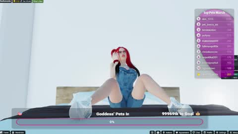 Snapshot of deshonesta chatting on 03/22/26, 09:23 The Goddess online show from 03/22/26, 09:23