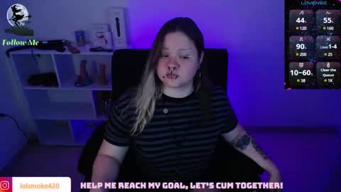 Snapshot of destroyall420 chatting on 01/25/25, 11:11 Lola Bdsm and fries online show from 01/25/25, 11:11