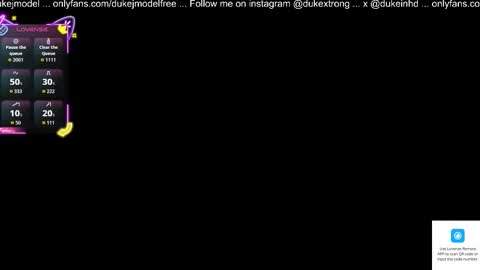 Snapshot of duke_j chatting on 11/22/25, 02:43 DUKE J online show from 11/22/25, 02:43