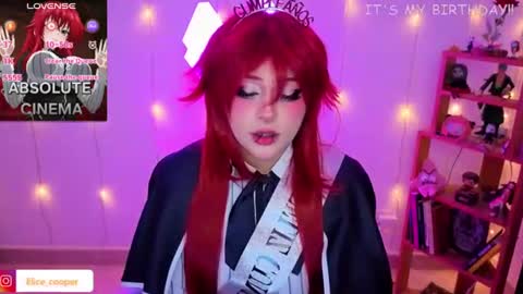 Snapshot of elicecooper chatting on 06/13/26, 06:11 Elice Cooper new account online show from 06/13/26, 06:11