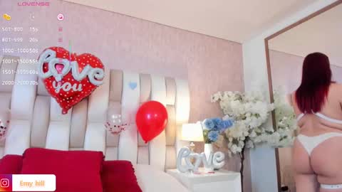 Snapshot of emily_hill___ chatting on 02/14/25, 09:43 EMILY Monday 5-2 am From Tuesday to Friday5-1 am Colombia time online show from 02/14/25, 09:43