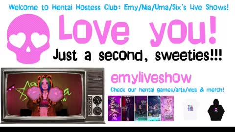 Snapshot of emyliveshow chatting on 02/14/25, 03:11 Hentai Hostess Club online show from 02/14/25, 03:11
