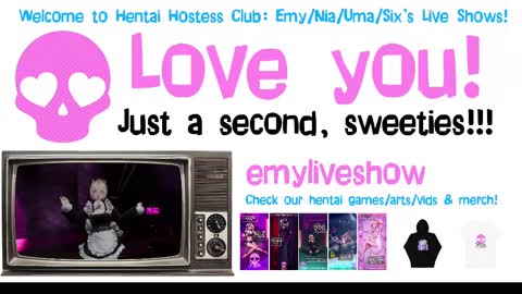 Snapshot of emyliveshow chatting on 02/17/25, 03:09 Hentai Hostess Club online show from 02/17/25, 03:09