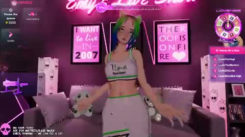 Snapshot of emyliveshow chatting on 07/29/26, 03:21 Hentai Hostess Club online show from 07/29/26, 03:21