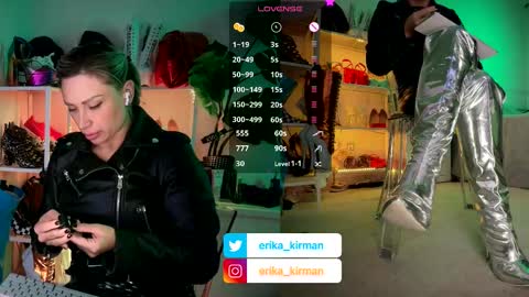 Snapshot of erika_kirman chatting on 01/09/26, 02:31 Erika online show from 01/09/26, 02:31