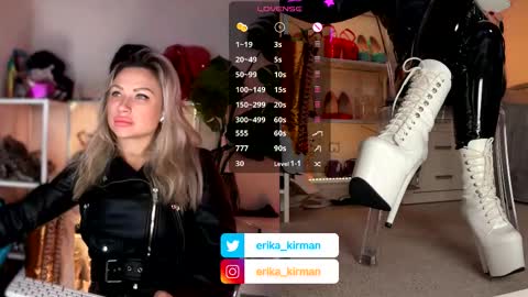 Snapshot of erika_kirman chatting on 01/18/26, 10:08 Erika online show from 01/18/26, 10:08
