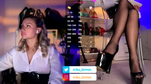 Snapshot of erika_kirman chatting on 03/23/26, 02:43 Erika online show from 03/23/26, 02:43