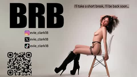 Snapshot of evie_clark_ chatting on 05/27/26, 01:57 My name is Evie nice to meet you really get to know me better private is open online show from 05/27/26, 01:57