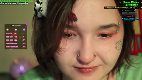 Snapshot of frogessjay chatting on 02/18/26, 08:05 Jaywise Frogfoot online show from 02/18/26, 08:05