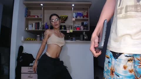 Snapshot of fuckc0uple chatting on 12/31/24, 12:11 Lauuuu n TheLuckyGuy online show from 12/31/24, 12:11