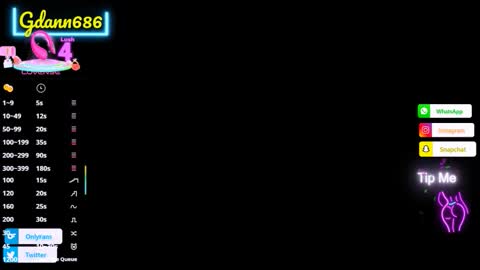 Snapshot of gdann686 chatting on 03/16/26, 04:40 DanNG online show from 03/16/26, 04:40