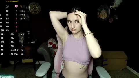 Snapshot of gennanyx chatting on 01/18/26, 05:44 Genna Nyx online show from 01/18/26, 05:44