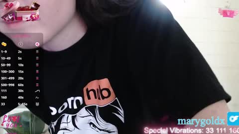 Snapshot of gold_mary_ chatting on 02/03/25, 10:03 Mary online show from 02/03/25, 10:03