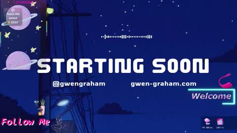 Snapshot of gwengraham chatting on 01/07/26, 02:14 Gwen Graham online show from 01/07/26, 02:14