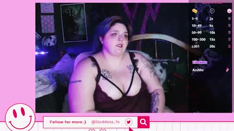 Snapshot of gxddess_fe chatting on 01/29/25, 12:22 Goddess Fe online show from 01/29/25, 12:22