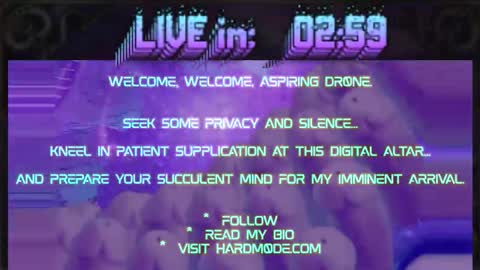 Snapshot of hardm0de chatting on 02/02/26, 09:46 B0ne Daddy Bonesaw Real-Life College of Whispers Bard mindfuck brainwash hypno cerebral sensual online show from 02/02/26, 09:46