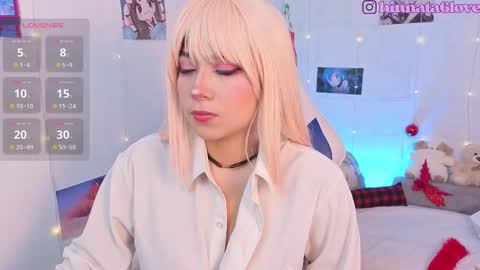 Snapshot of hinnata_lovely chatting on 01/14/26, 12:11 Hinatha online show from 01/14/26, 12:11