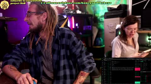 Honey and Bear online show from 01/23/25, 04:04