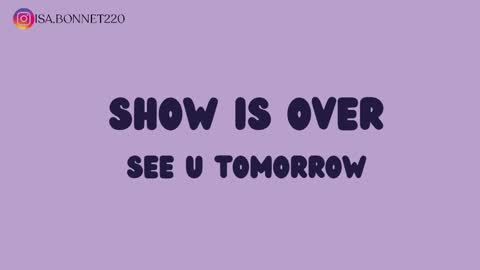 Isa online show from 02/24/25, 05:33